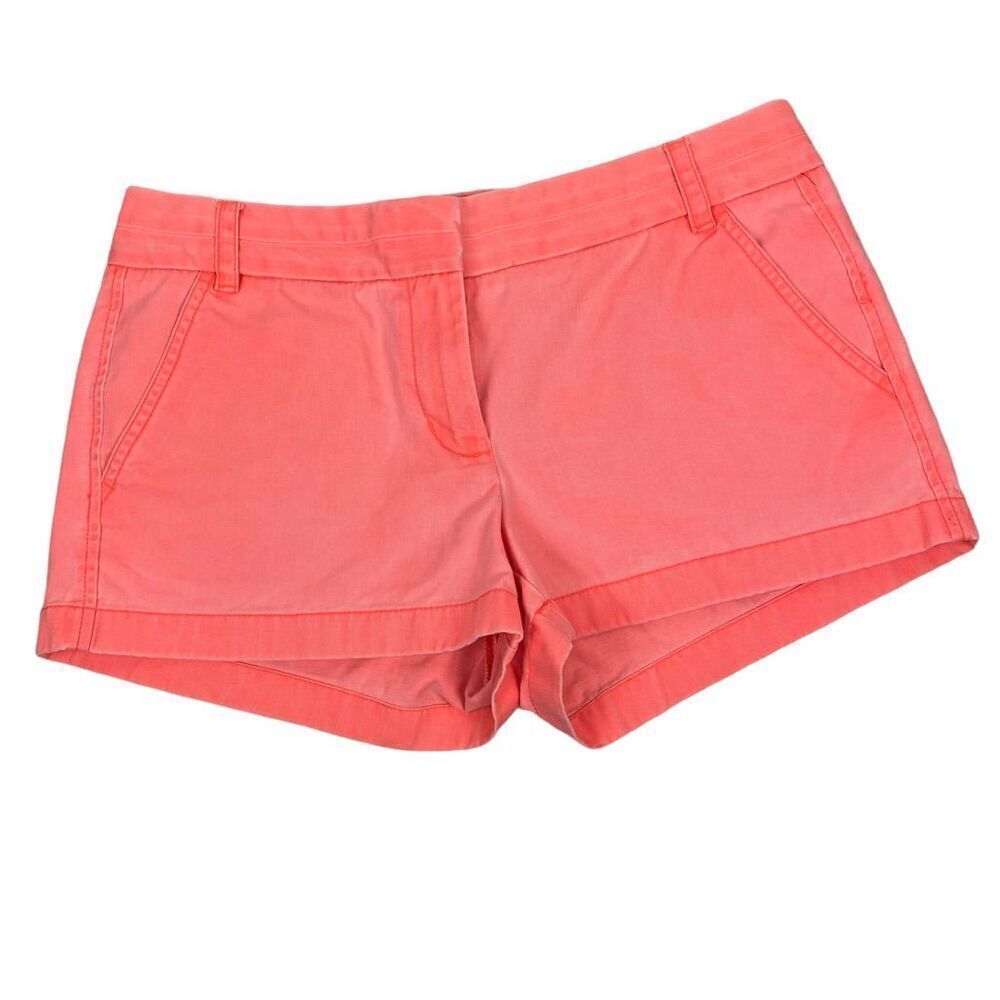 J. Crew Neon Chino Broken-In Shorts size 8